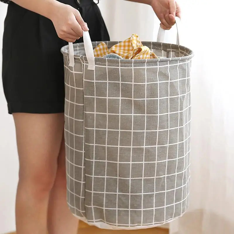 Dormitory Clothes Basket Bathroom Laundry Household Home Bathing Qme