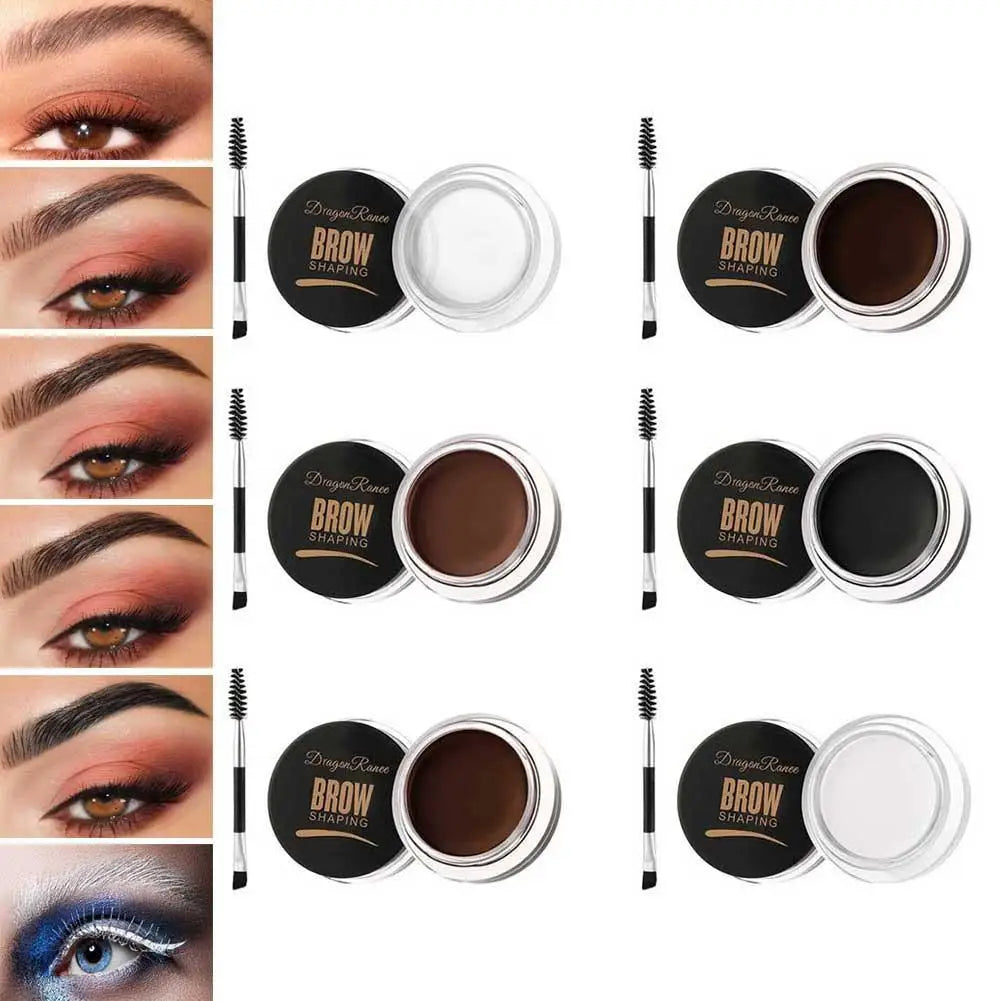 Long Lasting Eyebrow Shaping Wax Clear Styling Glue Brush Women Qme