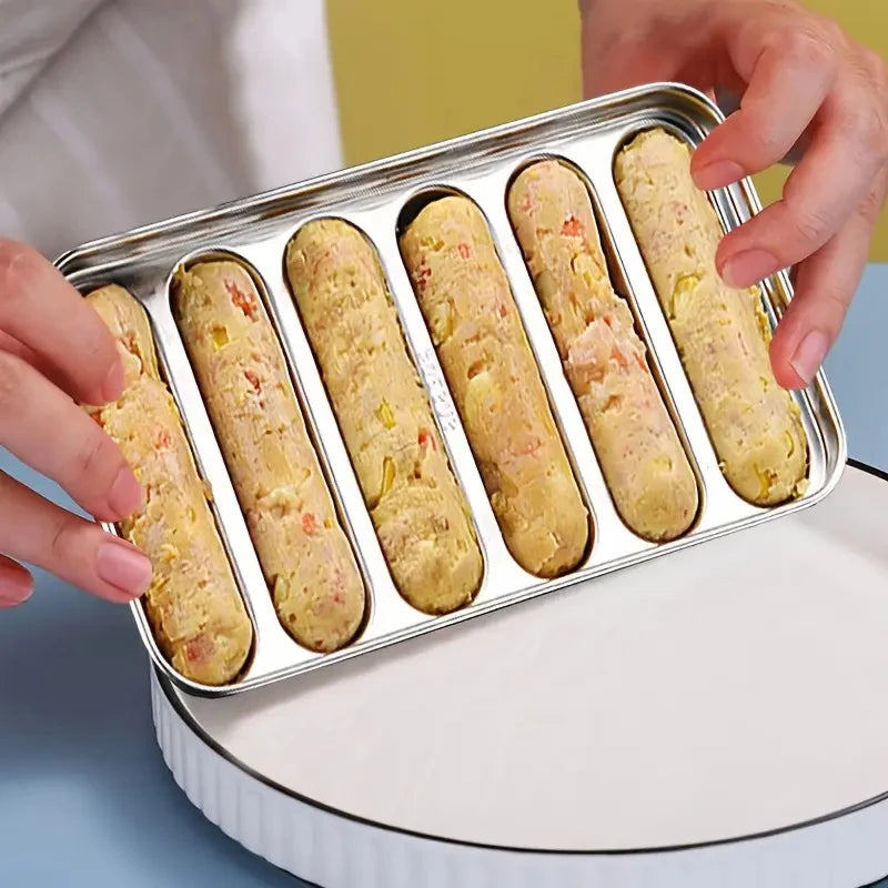 1 Sausage Maker Stainless Steel Mold DIY Dog Handmade Ham Mould Qme