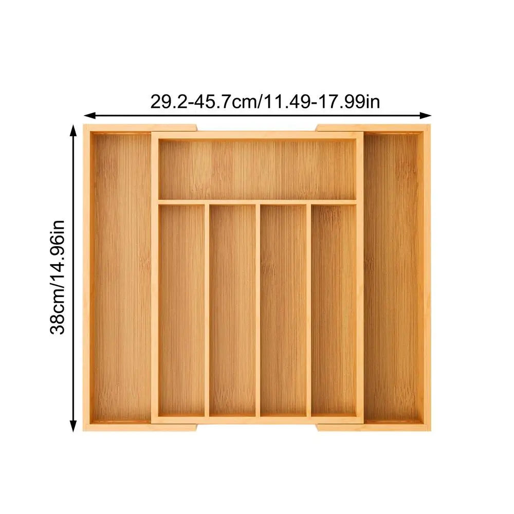 Utensil Drawer Organizer Expandable Multi-Compartment Space Saving Utensil Drawer Organizer Cutlery Tray For Home Bedroom Qme China Mainland A