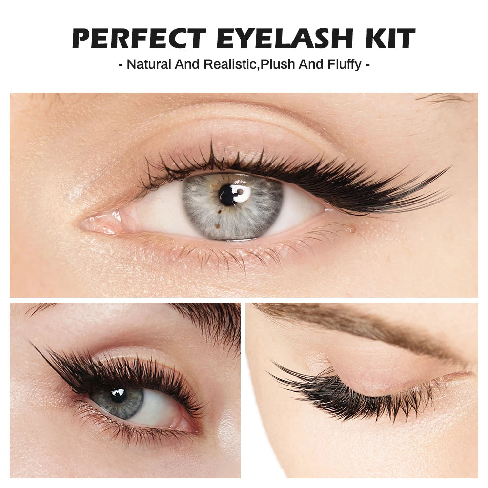 NATUHANA DIY Lash Extension Individual Lashes Cluster Mix Eyelashes Qme