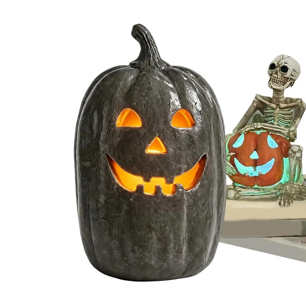 Pumpkin Lanterns Decor Handmade Resin Lantern Centerpiece Outdoor Qme China Mainland 2.5 W Brown