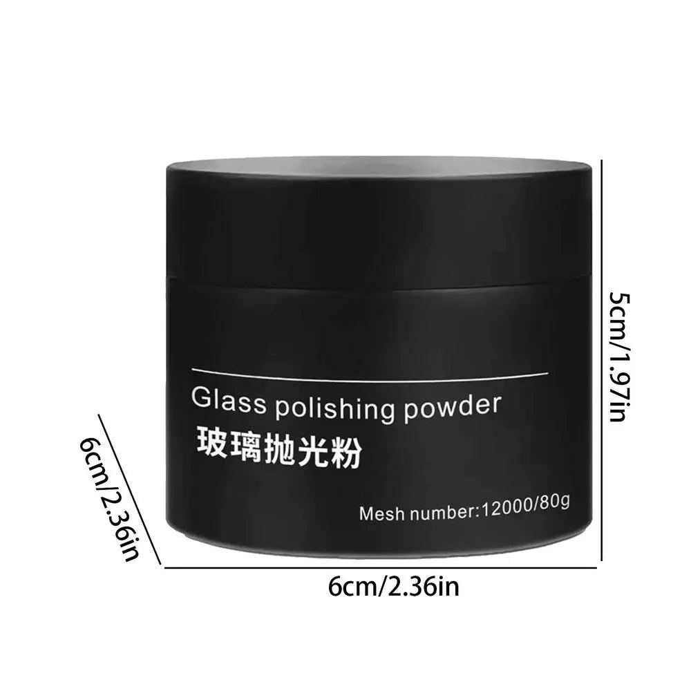 Hot Glass Polishs Powder 80g Automotive Glass Polishing Powder Car Window Scratches Removal Oil Film Powder For Trucks Repair Qme 80g