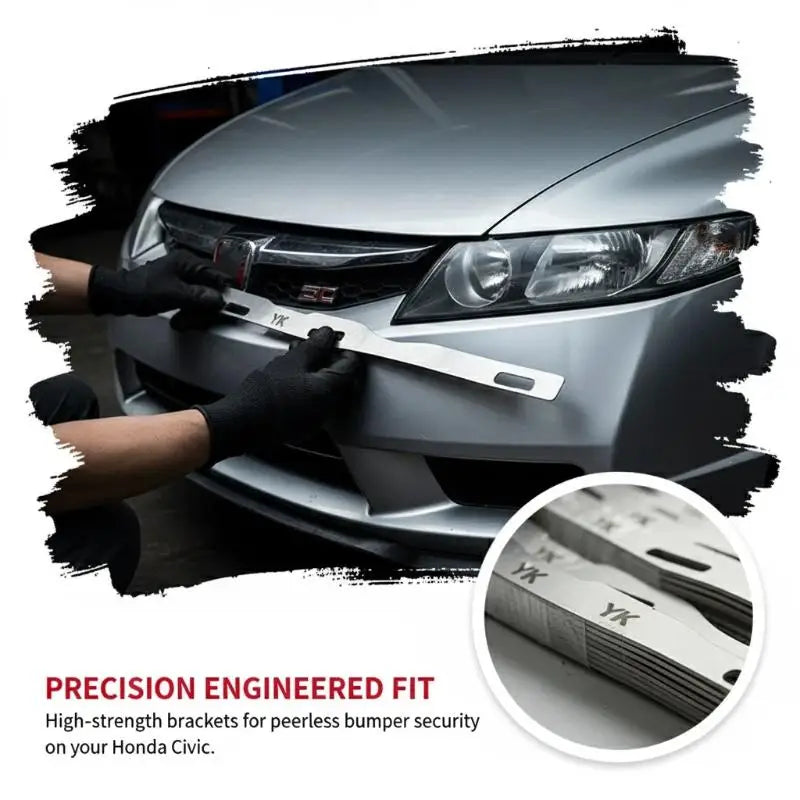 Broken Reinforced Stainless Steel Metal Bracket Civic 8th Gen Qme