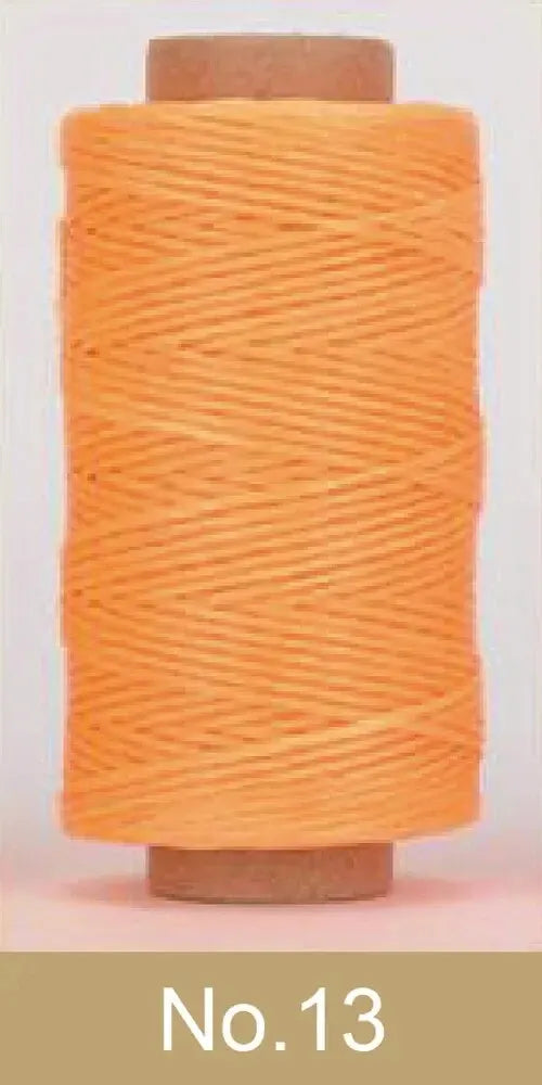 4PCS 30M Flat Waxed Thread Cord Leather Sewing for DIY Handicraft Tool Hand Wax Stitching Repair Cord Durable Polyester Leather Qme No. 13