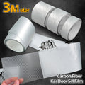 High Quality K5D Transparent Carbon Fiber Car Door Protector Stickers Anti Scratch Tape Auto Trunk Sill Scuff Protector Film Qme Translucent 3cmX3M