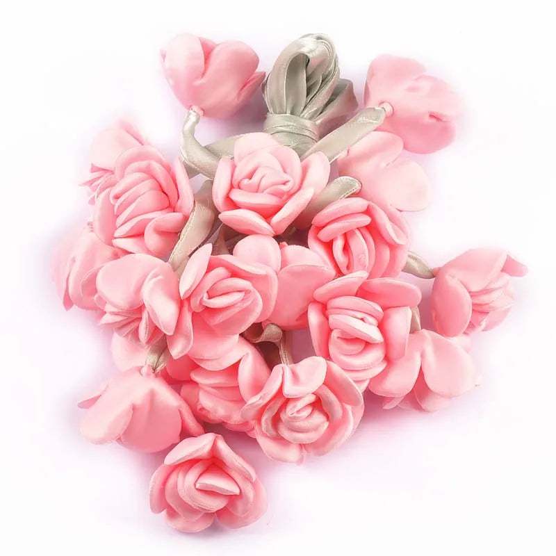 2pcs Length 44cm Rose Hairband Female Pony Edge Clip Line Ribbon Personalized Decorative Accessories Double Ponytail cp3827 Qme 2pcs cp3827-5