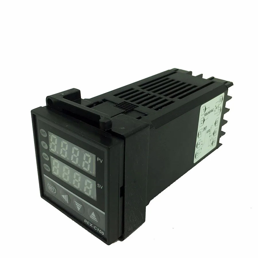 REX-C100 Digital PID Temperature Control Controller Thermostat Relay Qme