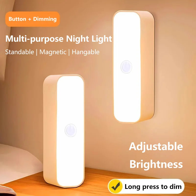 3 Colors Adjustment Wireless Eye Protection Night Lamp Magnetic Qme