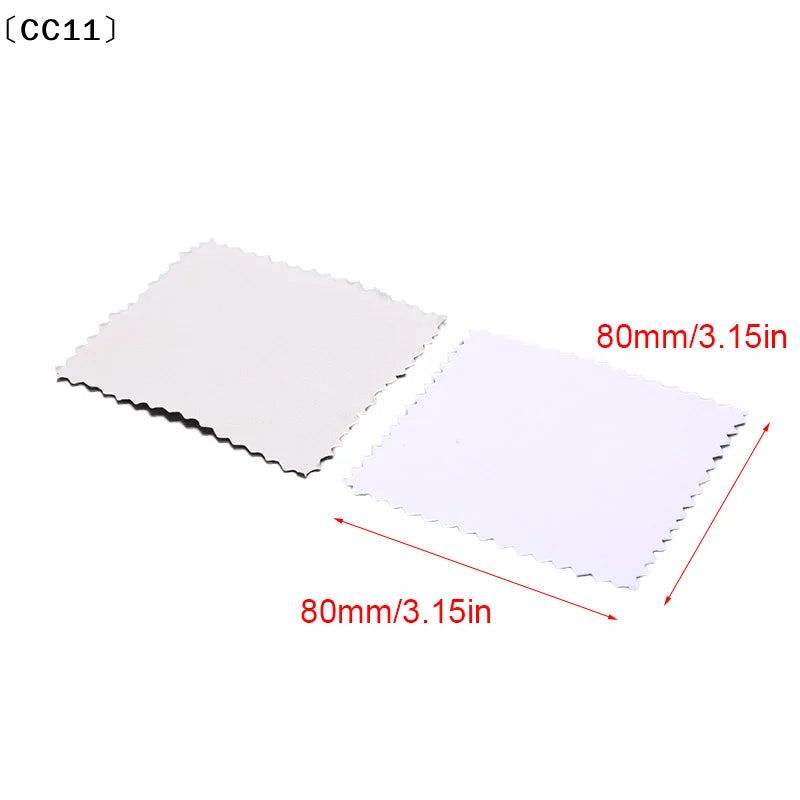 Silver Polishing Cloth Cleaner Jewelry Cleaning Anti-tarnish ToolCC11 Qme