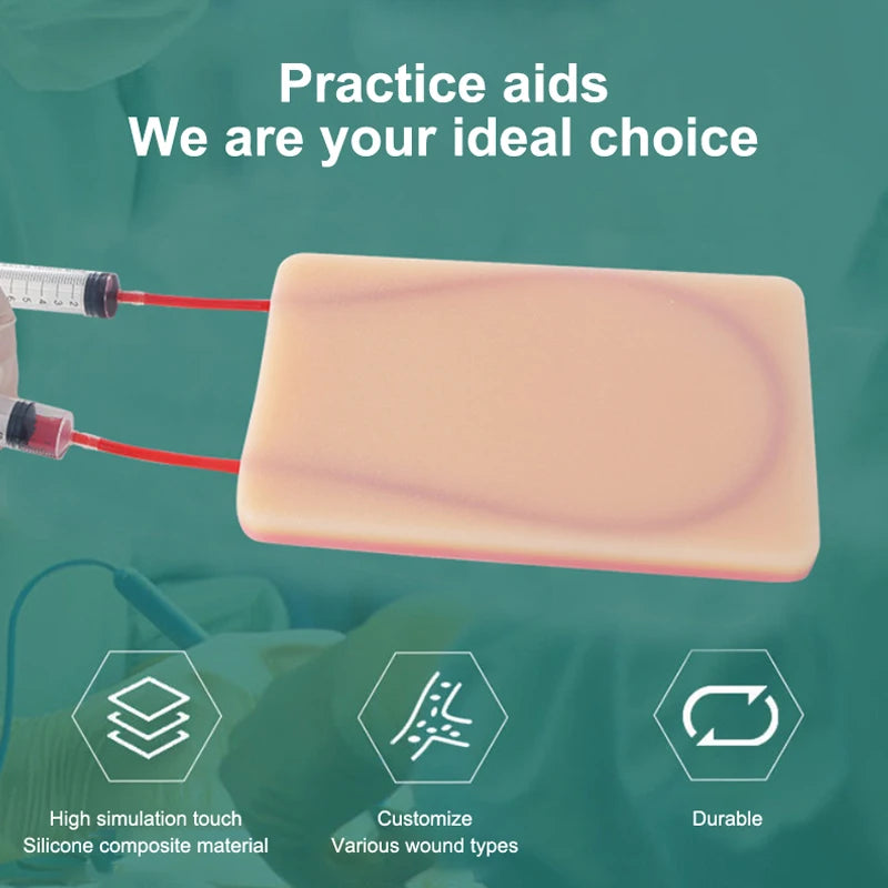 U-shaped IV Training Module Simulated Blood Return Medical Nursing Qme