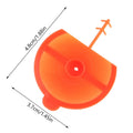 5Pcs Polyurethane Foam Flat Fan Spray Nozzle Foam Expanding Spray Foaming Jet Glue Polyurethane Trigger Spray Qme Orange