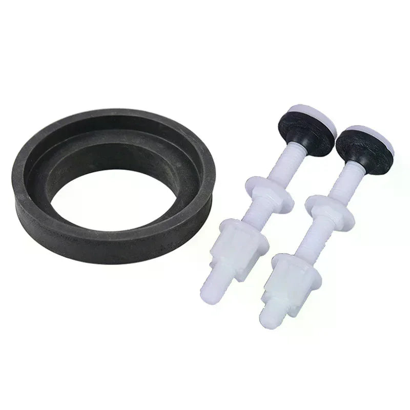 Plastic Toilet Seat Hinge Repair Bolts + Fitting Screws +Washers Kit For Home Bathroom Accessories Toilet Cistern Seal Pan Qme