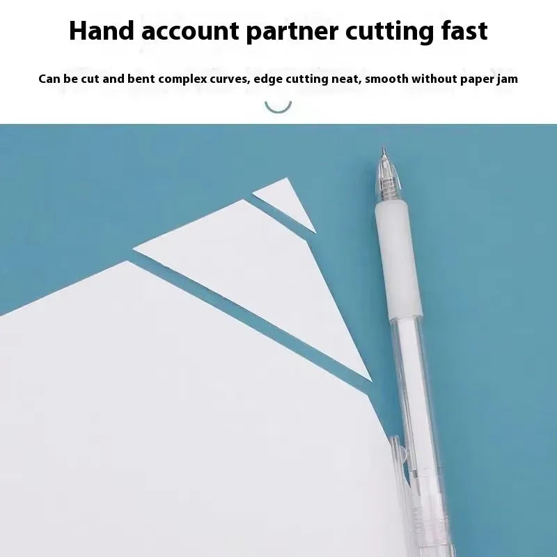 Paper cutter pen refill art utility knife scrapbook cutting tool sticker tape cutting machine express box knife DIY craft suppli Qme