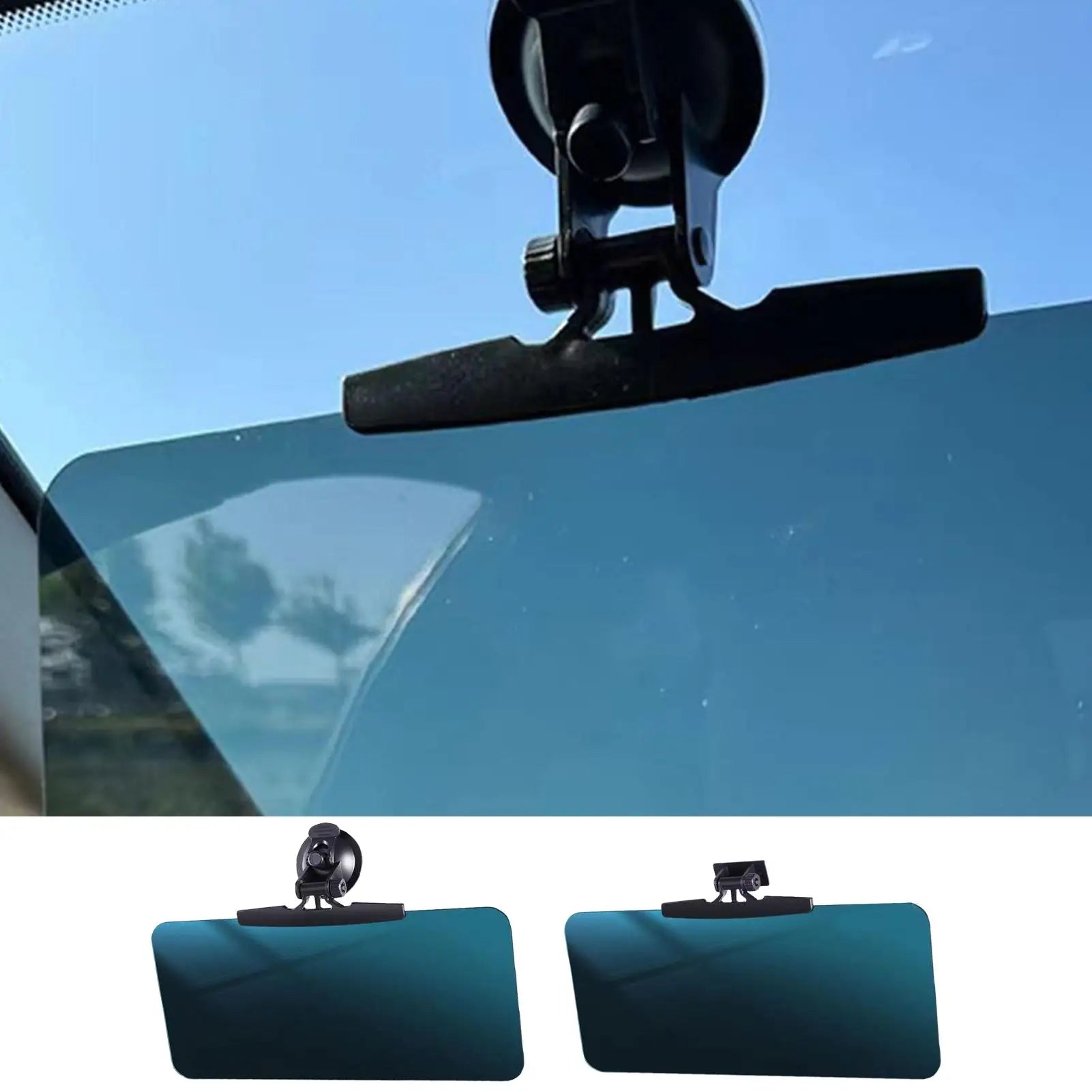 Car Sun Visor Extender Anti-Glare UV-Resistant Polarized Sun Visor Extender for Car 180-Degree Rotation Car Sun Blocker Protects Qme