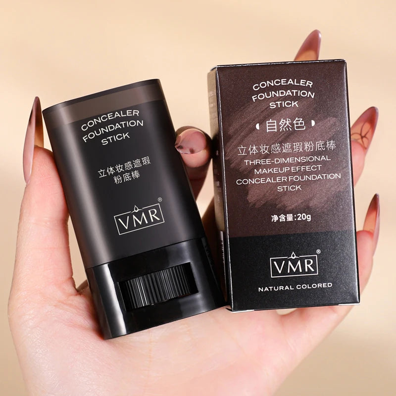 Three-dimensional Concealer Foundation Make-up Stick Waterproof Sweat Qme