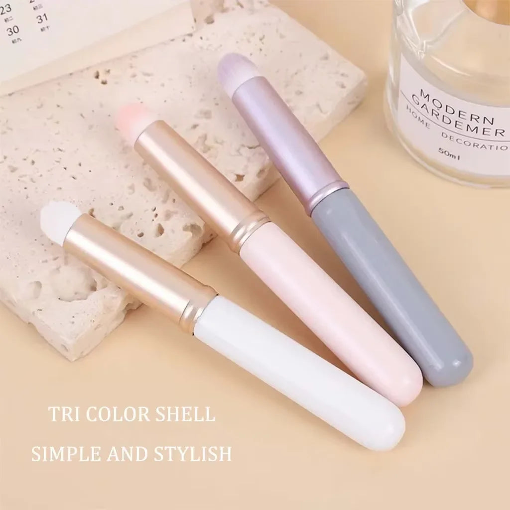 Mini Silicone Lip Brush Concealer Brushe With Cover Lip Mask Applicators Lip Gloss Brush Lipstick Brush Makeup Beauty Tool Qme