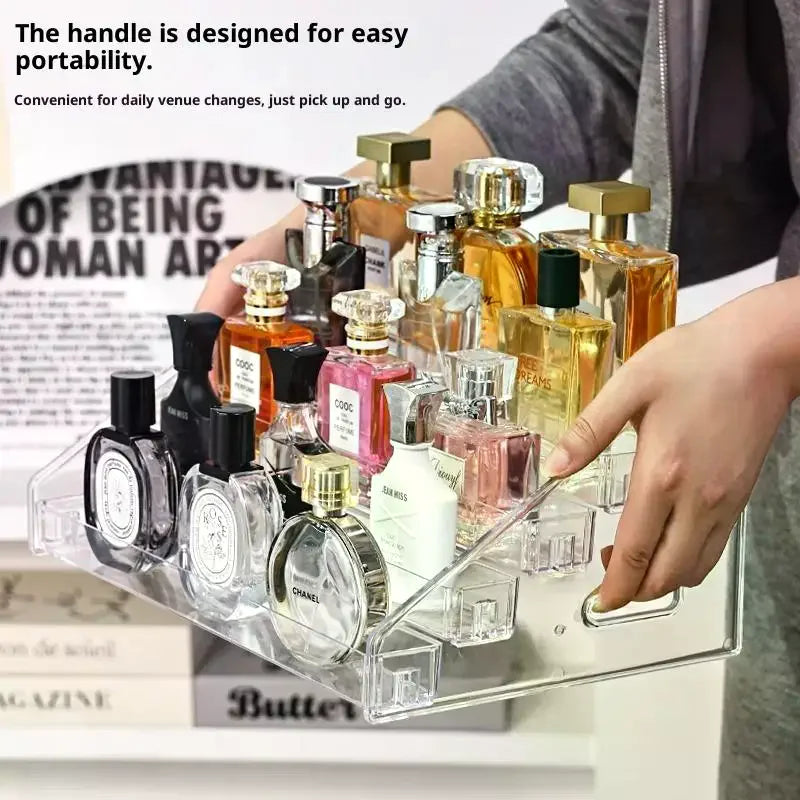 Acrylic Transparent Multi-layer Nail Polish Display Stand Lipstick Qme