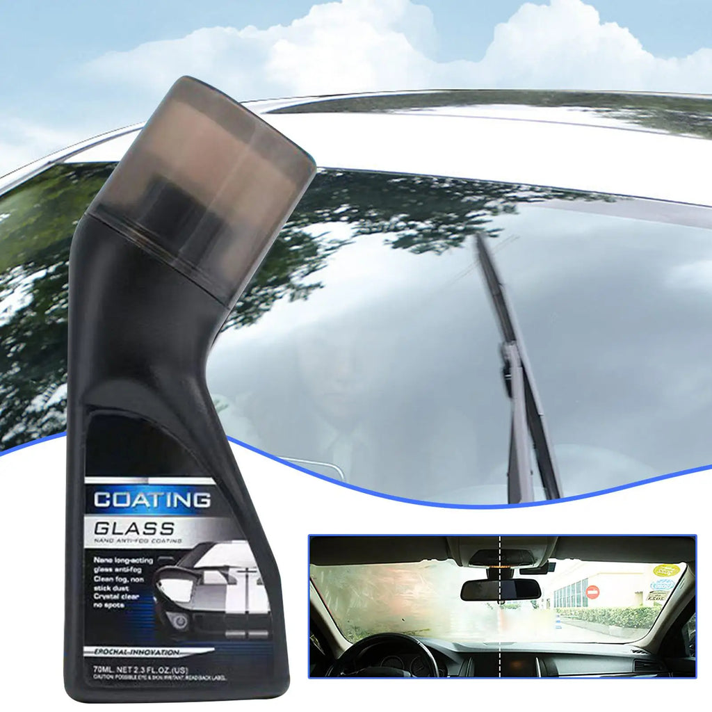 Car Windshield Rainproof Agent 90ml Auto Windshield Waterproof Defogging Agent Safe and Gentle Car Care Tool for Truck SUV RV Qme