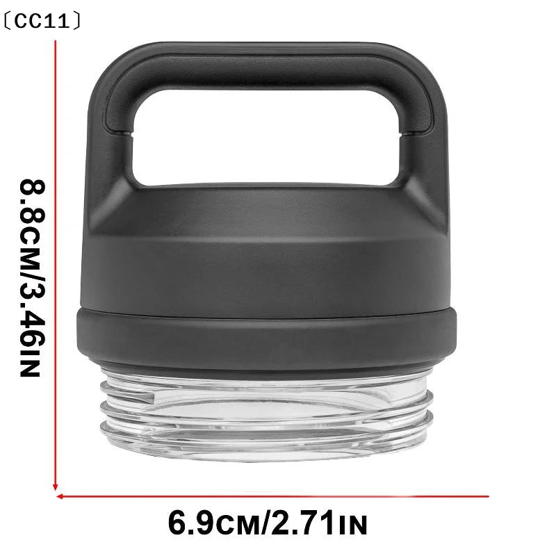Durable Plastic Sport Cup Replacement Screw Cap Double Layer Qme