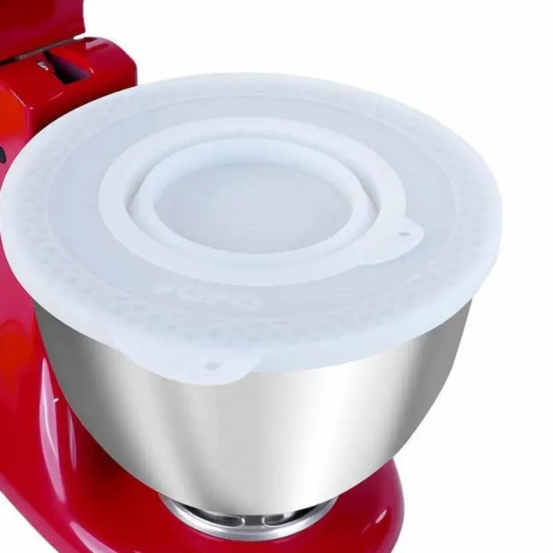 DIY Accessories Silicone Mixers Bowl Lid Cover Suitable 4 5-5 Quart Qme White