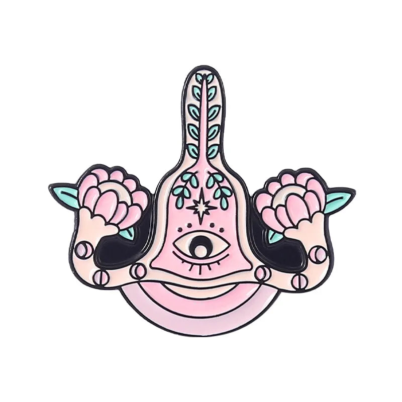 Feminism Enamel Pins Custom Girl Power Love Brooches Lapel Clothes Badges Women Hat Jewelry Gift for Female Friends Wholesale Qme style 2