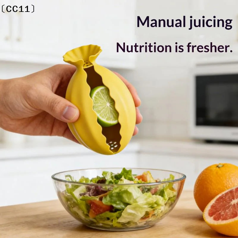 Fruit Juice Squeezer Silicone Hand Manual Convenient Orange Lemon Qme