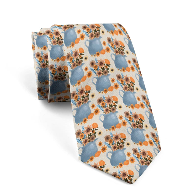 Fashion 3d Printing Men's Tie Trend Design Personalized Wedding Qme style3