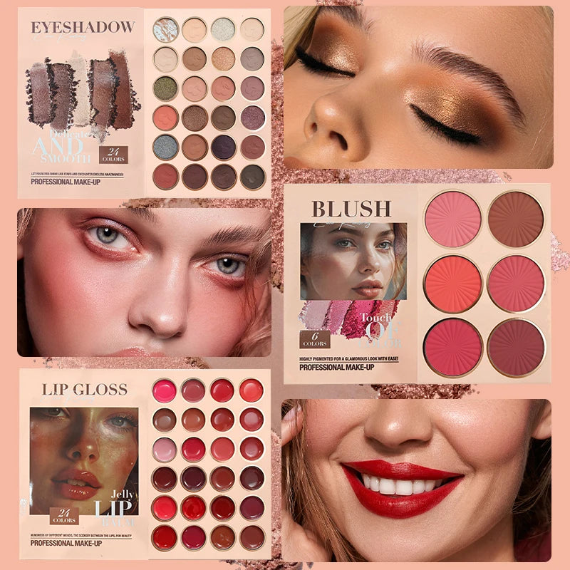67-color Multi-layered Beauty Book Palette Makeup That Combines Qme