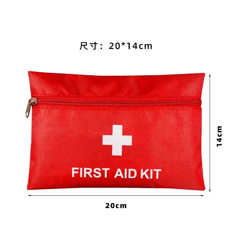 Portable Waterproof Emergency Medical Treatment First Aid Kit Bag Only For Outdoor Camp Travel Fishing Qme S