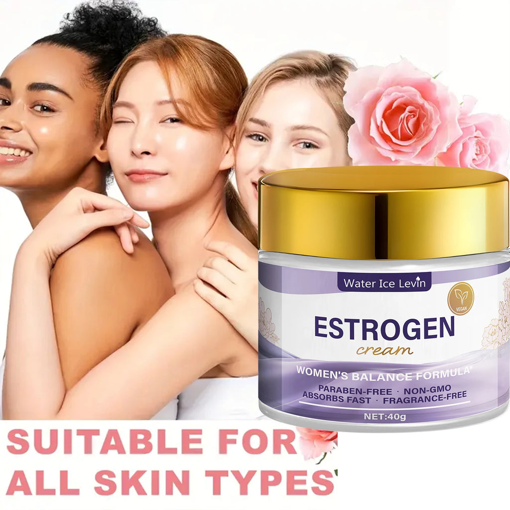 Estrogen Cream with Bee Venom & Vitamin E - Moisturizing & Nourishing Formula for Softer, Confident Skin Qme