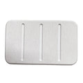 Diatom Mud Soap Dish Quick-Dry Pad Bathroom Countertop Soap Toiletries Absorbent Mat Rectangular Soap Holder Bathroom Supplies Qme White