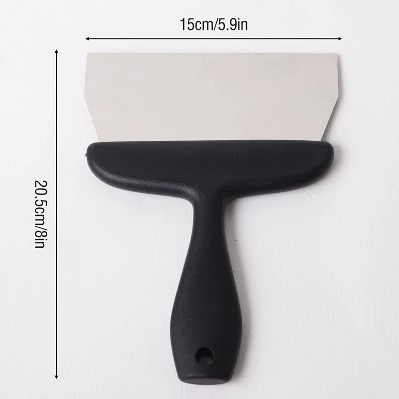 Stainless Steel Dough Scraper Coating Spatula Chocolate Kitchen Qme 201 steel