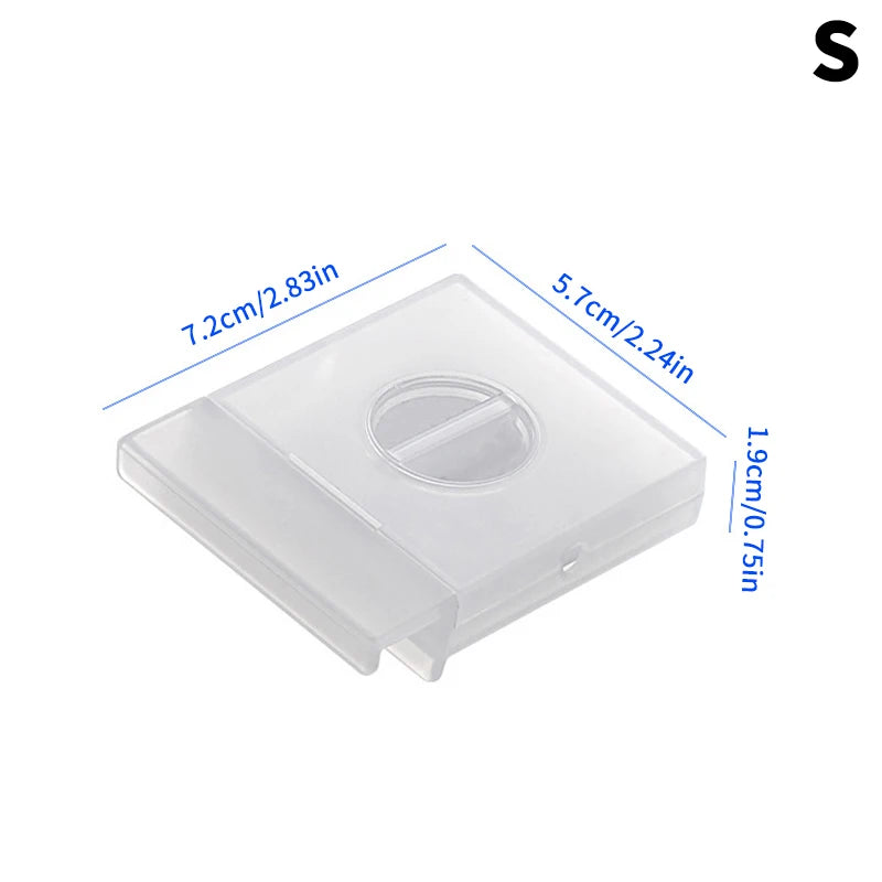 Retractable Phone Holder Charger Wire Storage Protector Portable Qme S Transparent