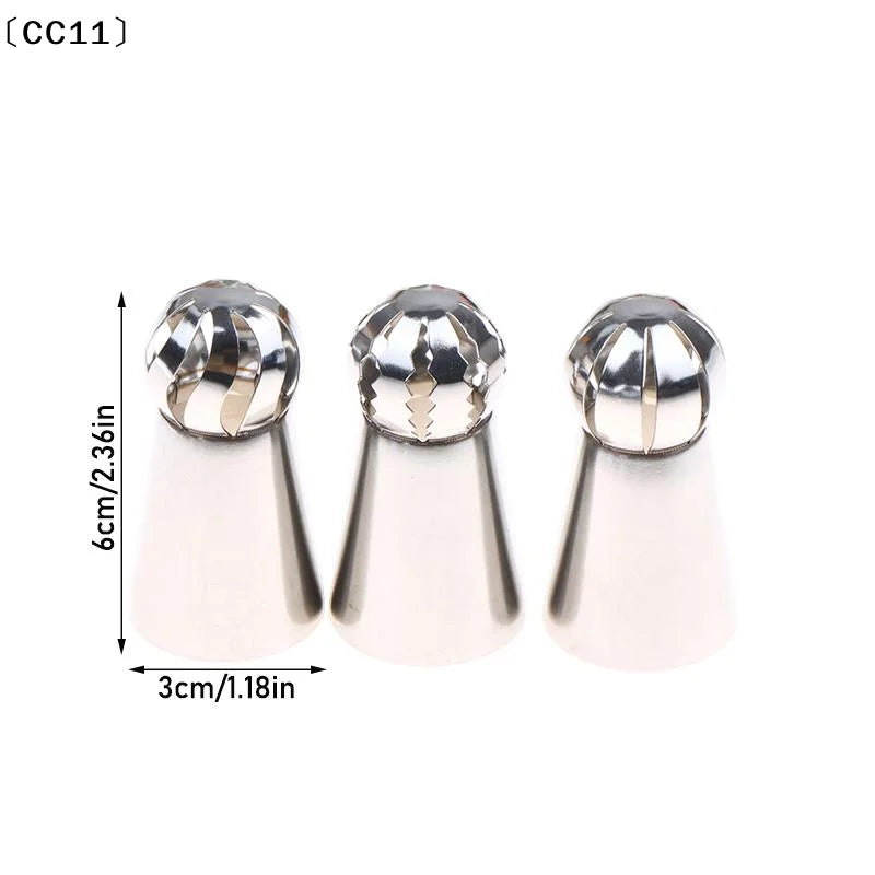 3 6 Cake Decorating Piping Tips Kitchen Nozzle Tools Homemade Qme