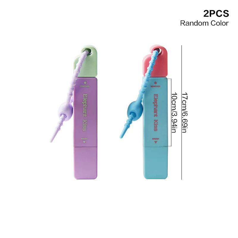 White Clothes Stain Remover Pen Household Powerful Degreasing Pen Portable Waterless Oil Stain Remover Pen For Emergency Use Qme A 2pcs