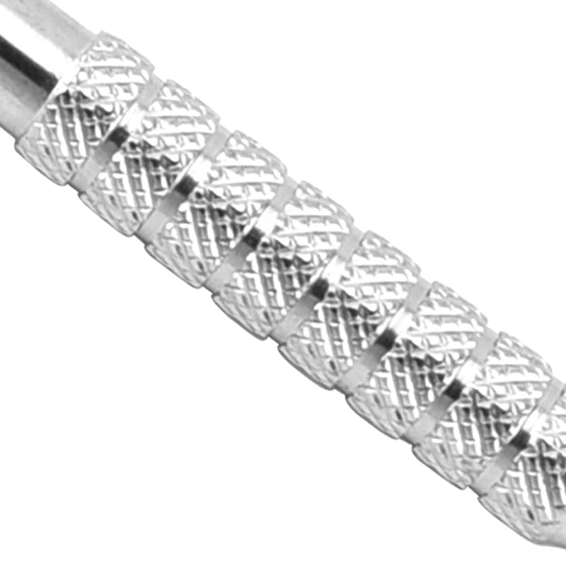 Stainless Steel Cuticle Pusher Dual Sided Shaped Double Ended Ingrown Qme