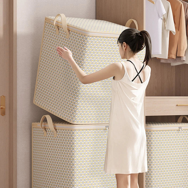 Under Bed Storage Bag Extra Large Multifunctional Bedding Clothing Qme