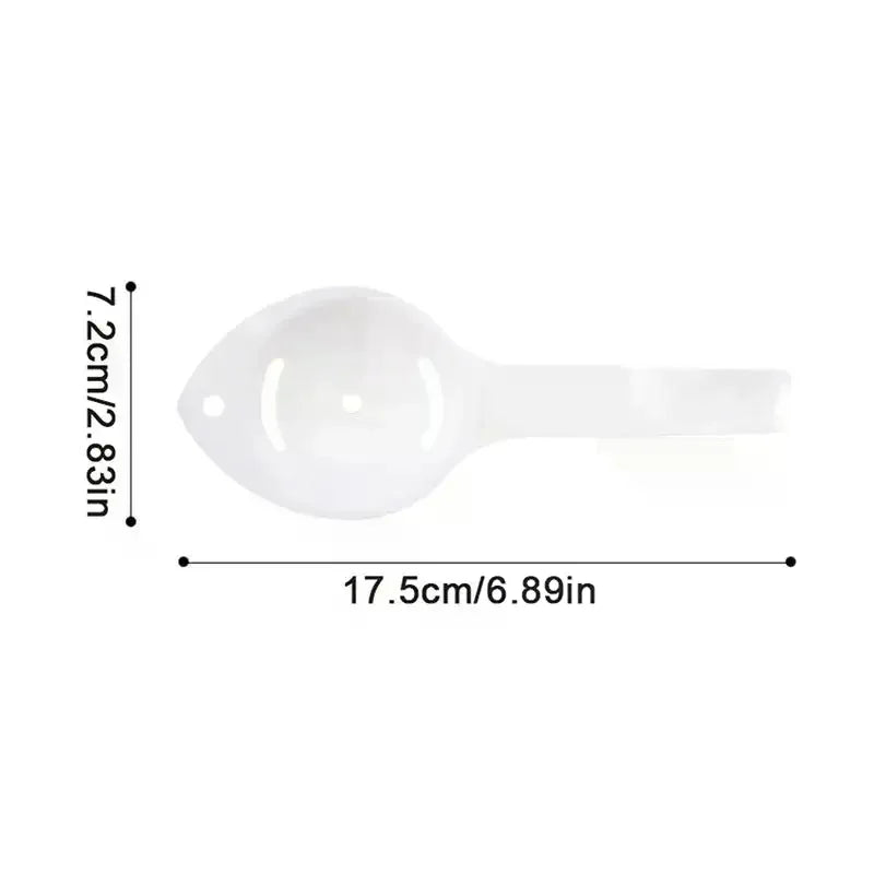 Extended Handle Egg White Separator, Egg Yolk Separator, Egg White Filter, Kitchen Cooking Egg Separator Egg Strainer Qme