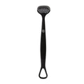 Triple Effect Tongue Scraper Scraping Plate Oral Cleaning Brush Qme Gray