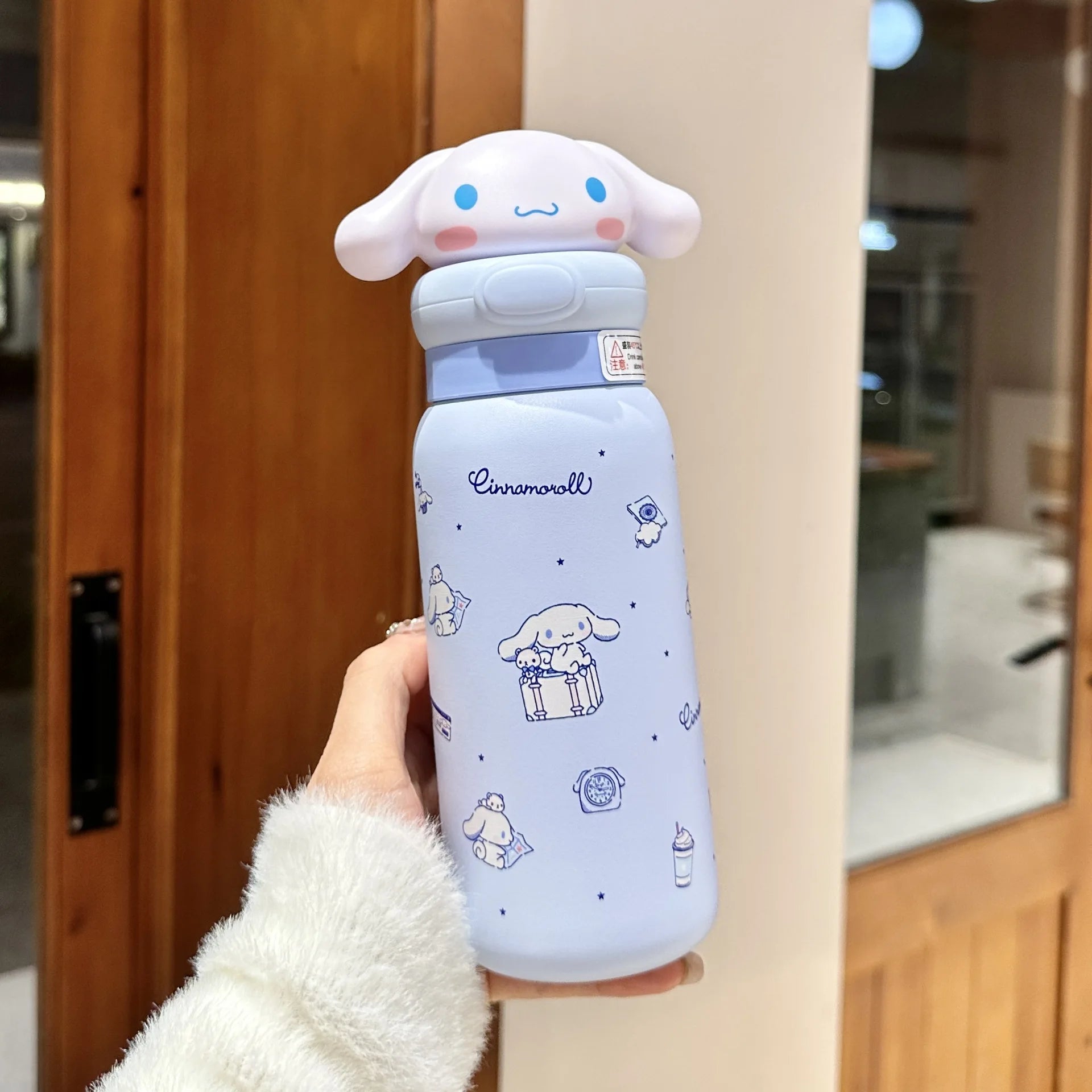 Clownee Cartoon Insulated Water Bottle Designed for Students 316 Stainless Steel Double-Walled Water Bottle Qme 7
