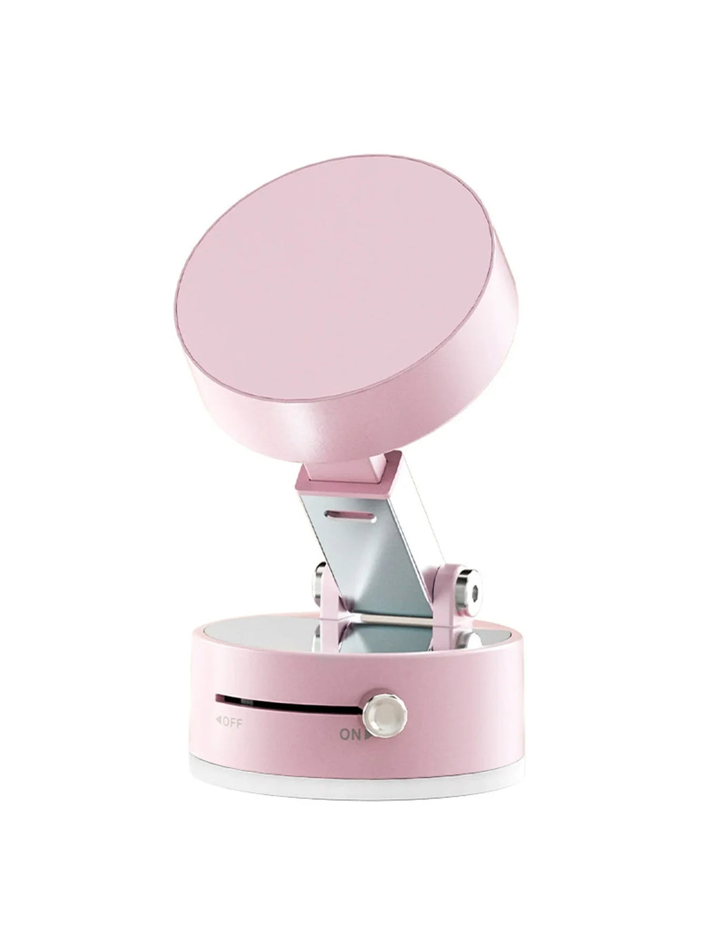 Vacuum Magnetic Phone Holder Desktop Foldable Extendable Lazy Car Qme Pink