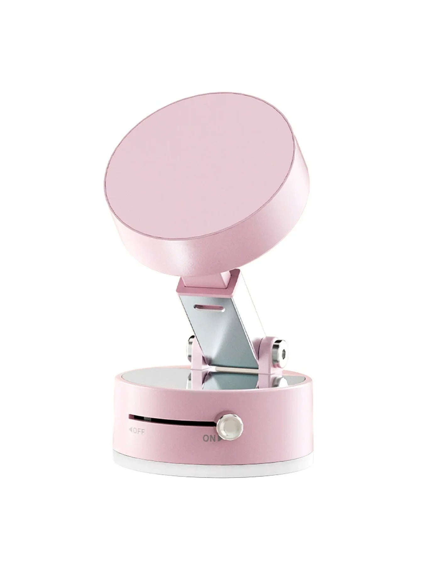 Vacuum Magnetic Phone Holder Desktop Foldable Extendable Lazy Car Qme Pink