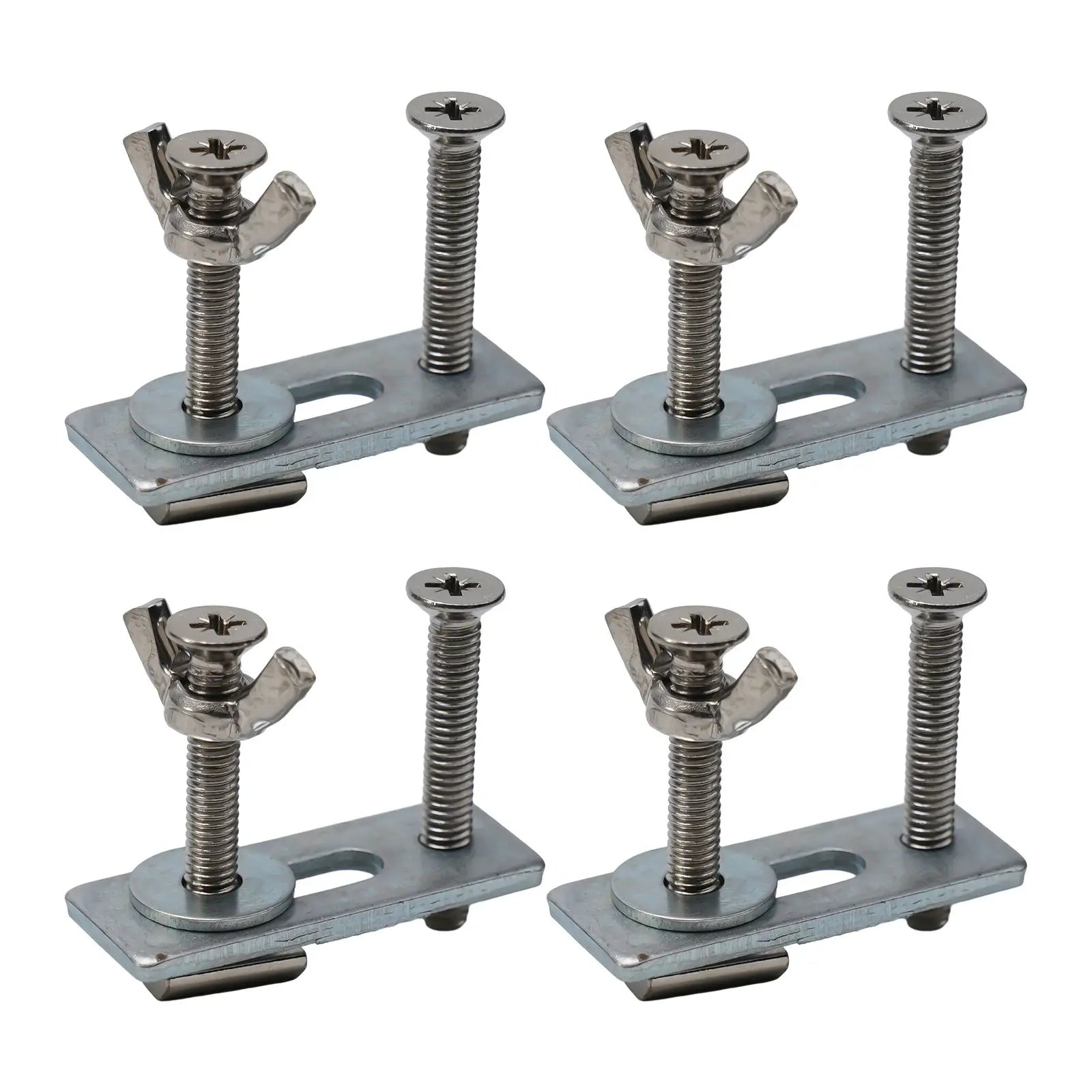 4 Set M6 T Track Hold Down Clamps For 3018-PRO 3018-MX3 3018-PROVer 1810-PRO CNC Router Plywood Engraving Machine Woodworking Qme