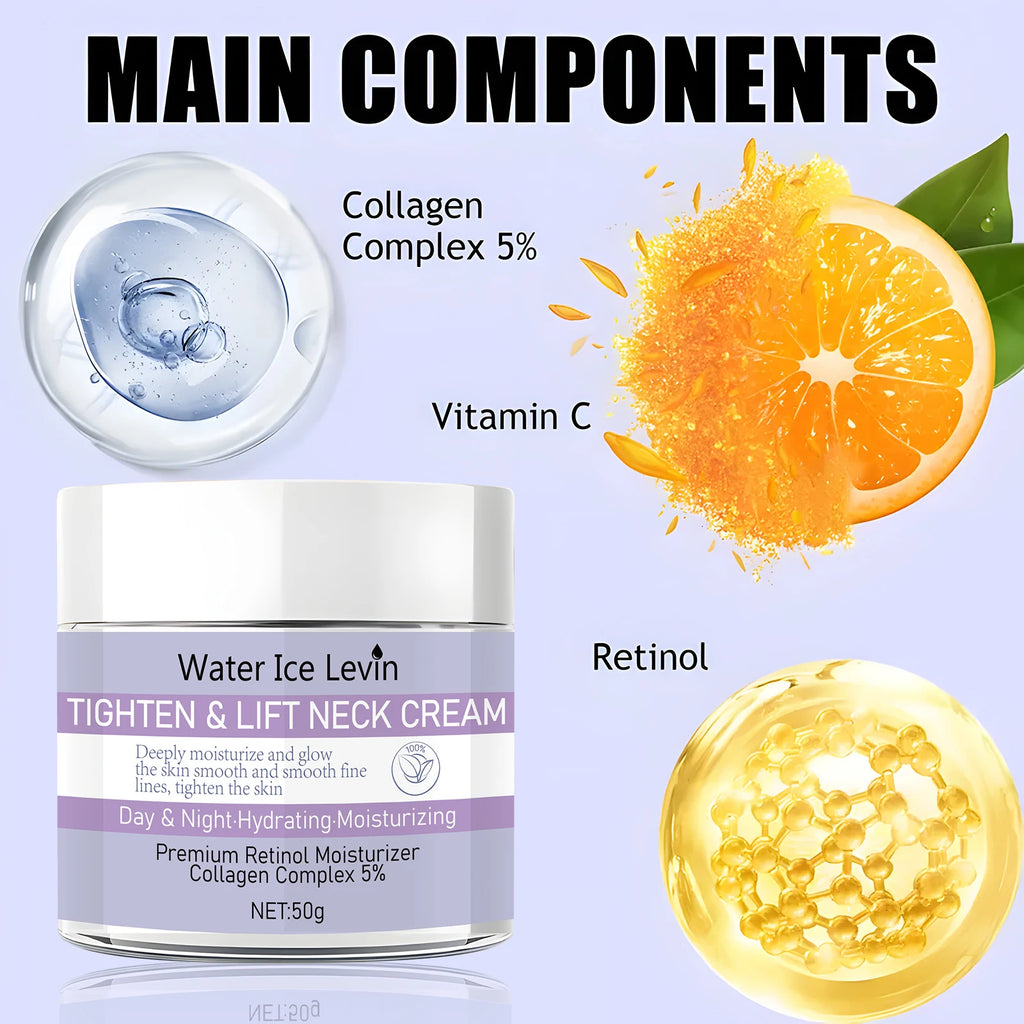 Day and Night Dual-Action Lifting Cream with Fimming & Collagen - 5% Organic Instant Firming Formula, Moisturizing Glycerin Facial Care Cream, Anti-Allergic Lifting Cream Qme