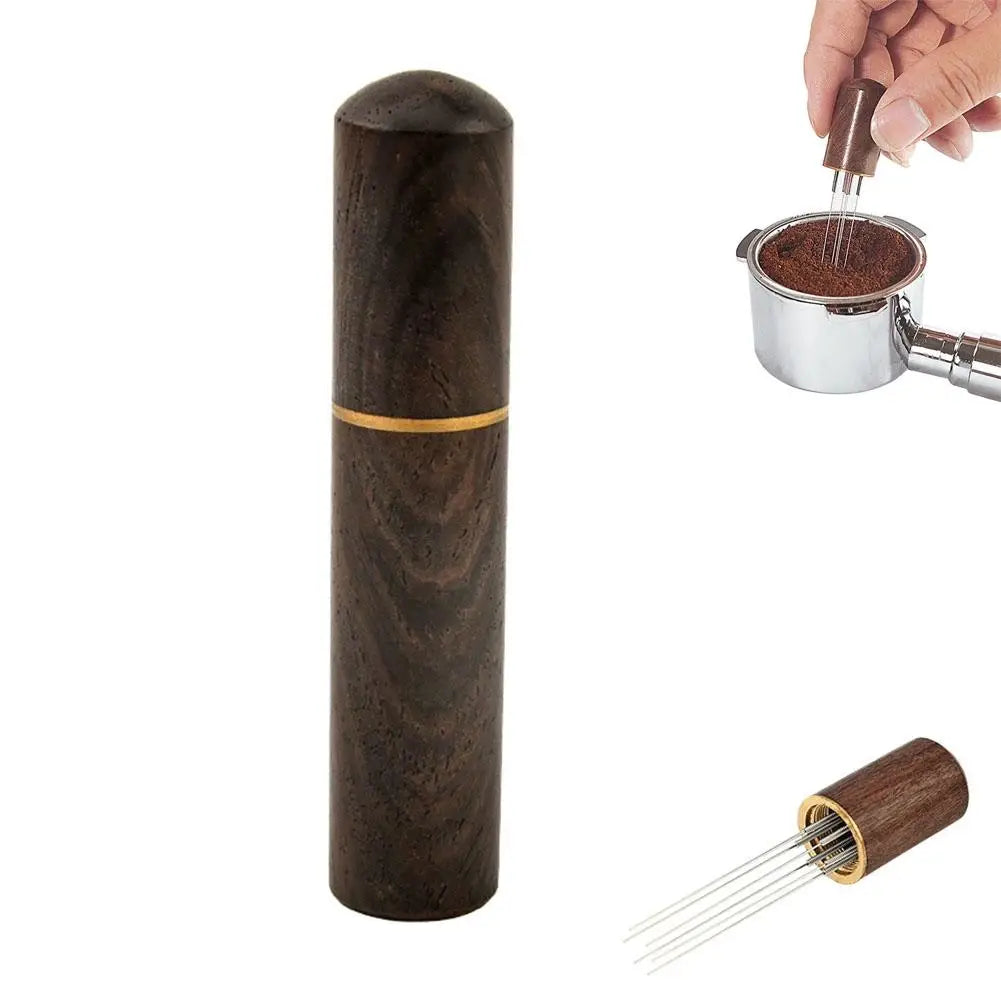 Portable Needle Coffee Stirrer 6 Needles Espresso Distribution Tools Qme B