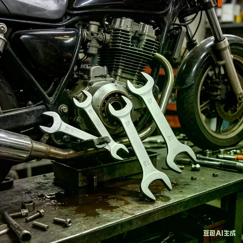 Thin Wrench Double Head Open End Dual Use-end Ultra-thin Car Hand Qme