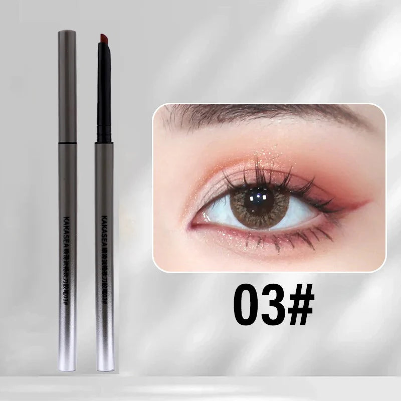 Smooth Gel Eyeliner Pencil Easy Application Natural Look Liner Waterproof & Non Smudging Formula 3 Colors Black Brown Wine Red Qme Wine red