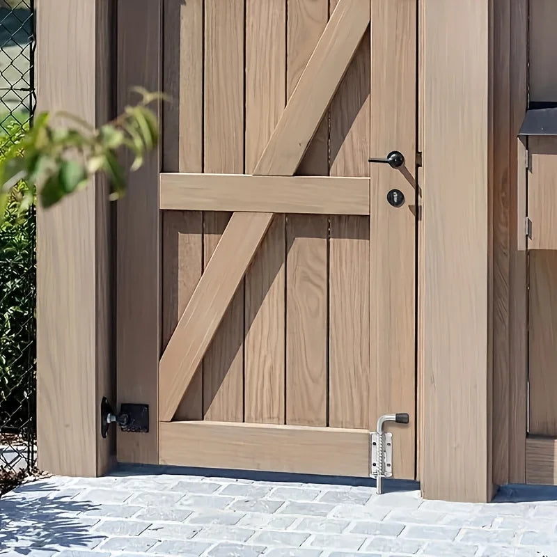 2PCS 304 Stainless Steel Spring Latch - Polished, Multi-directional Cabinets and Door Hinges with Secure Locking Mechanism Qme