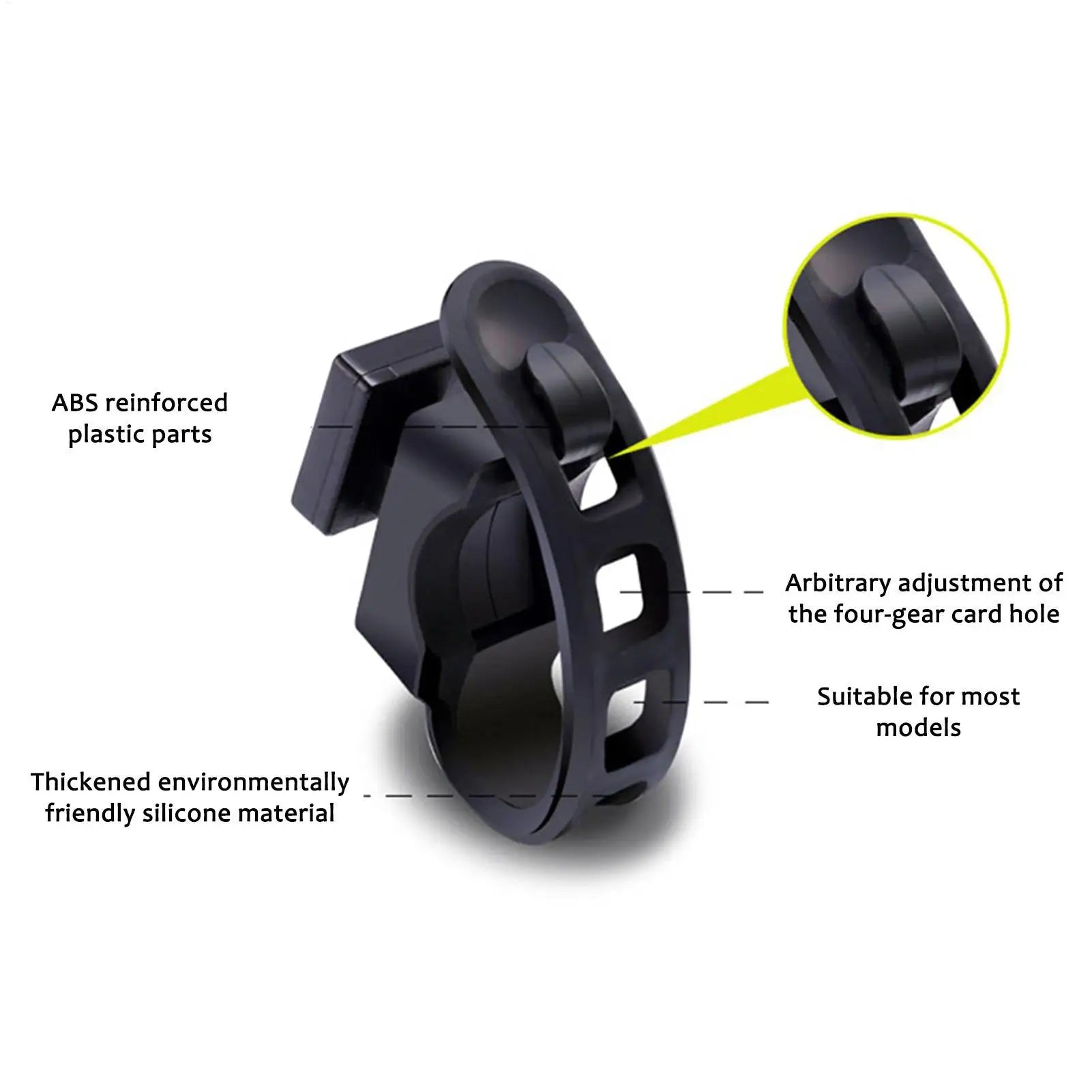 Bicycle tail light strap base bicycle light base clip Fixing Strap Silicone Light Mount Band Taillight Mount Qme